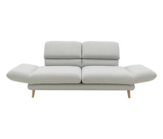 Silberfarbener Polyester