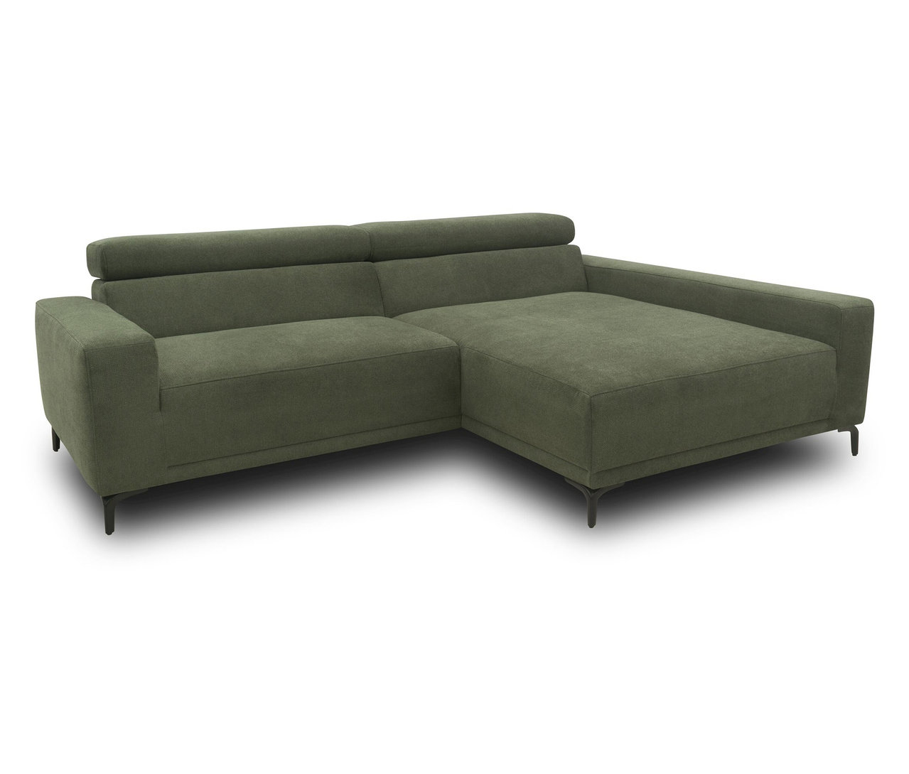 DOMO collection Sofa, grün rechts.
