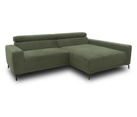 DOMO collection Sofa, grün rechts.