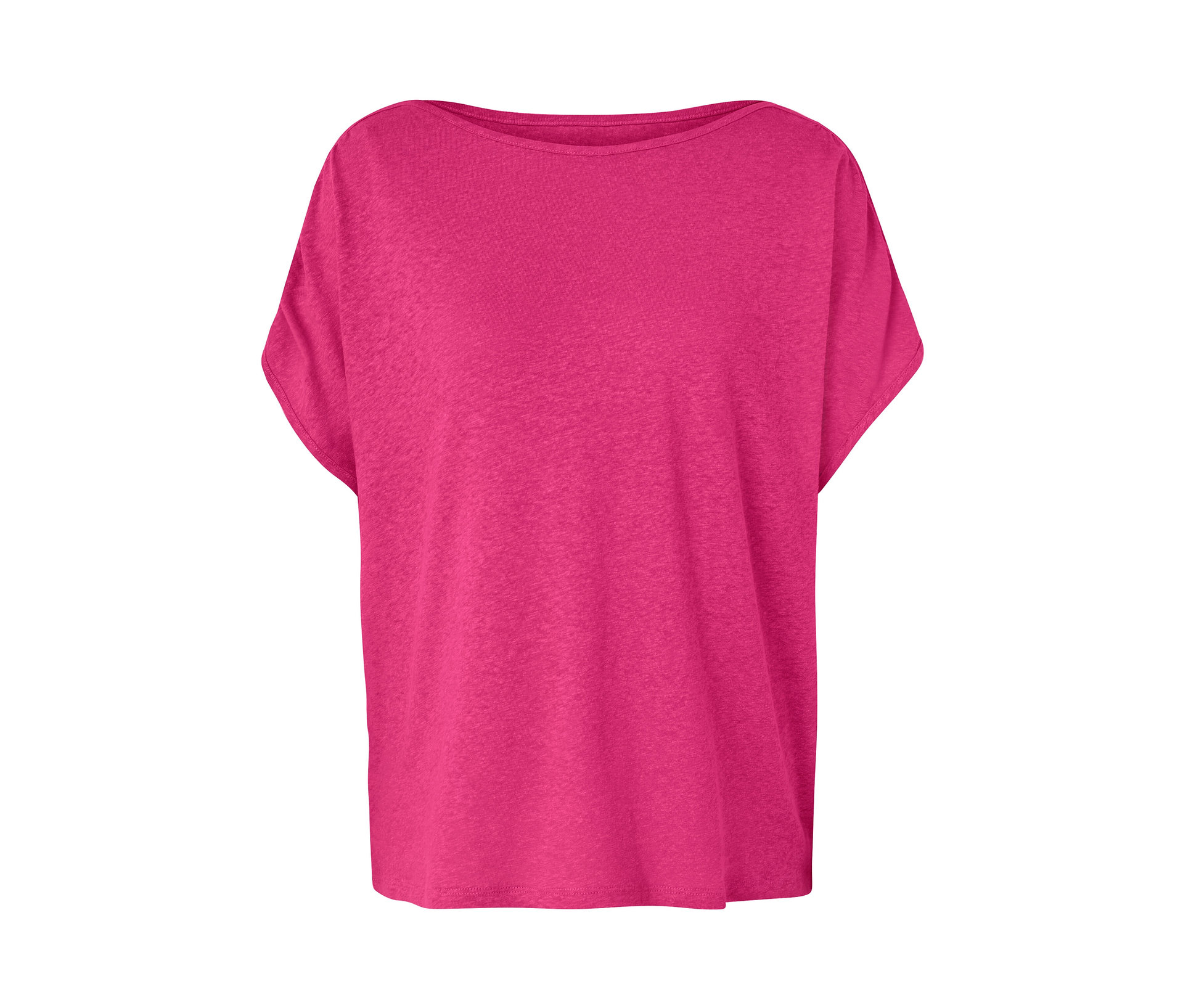 Shirt aus Leinenmix - Damen - Gr. M - pink - pink