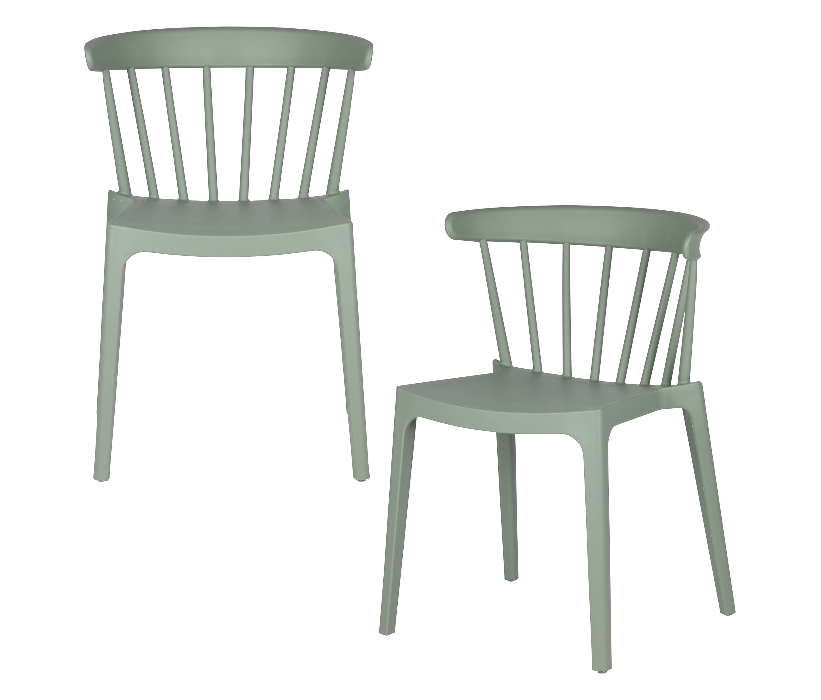 Tchibo - Woood 2 Gartenstühle - 52x53x75cm - grün -