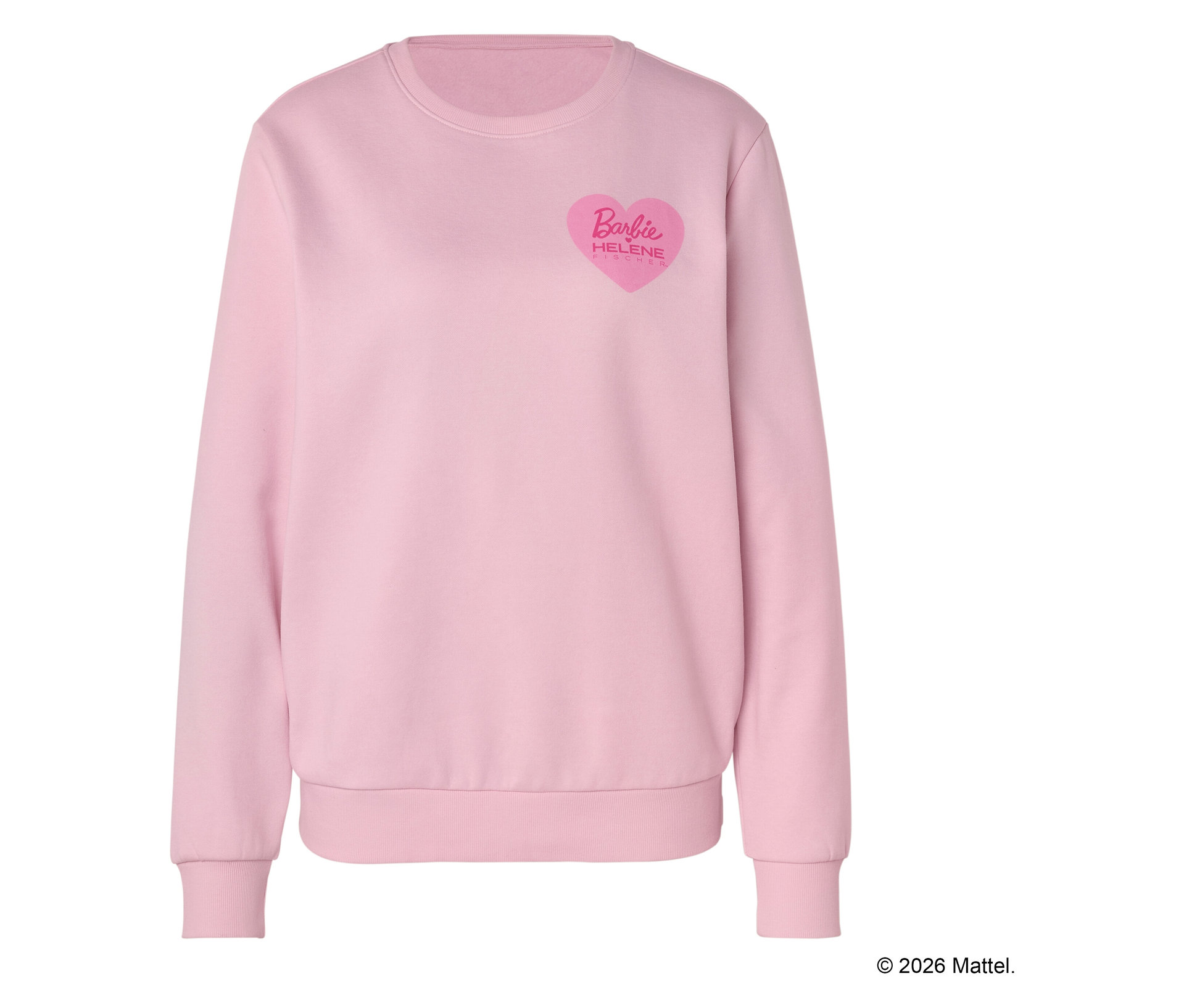 Barbie loves Helene Fischer Sweatshirt - Damen - Gr. XXL - rosa/print - rosa