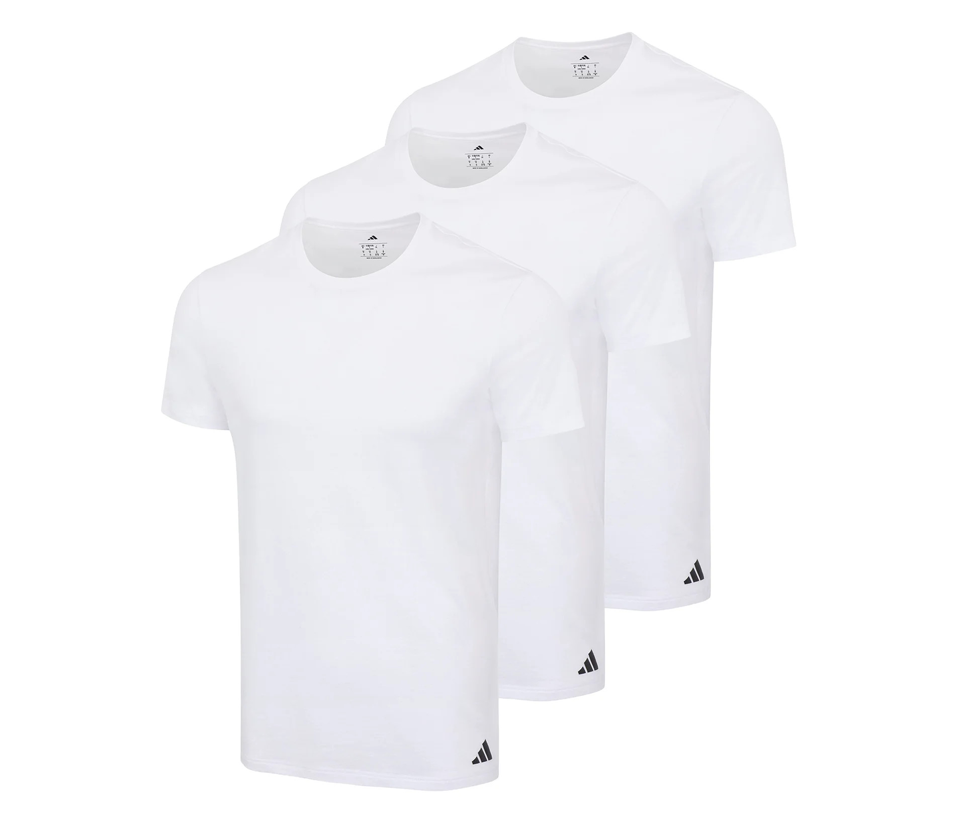 Tchibo - 3 adidas Active Core T-Shirts - Herren - Gr. S/4 - weiß