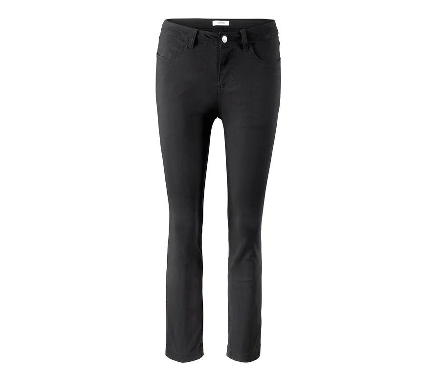 Schwarze Thermo-Bengalin-Hose.
