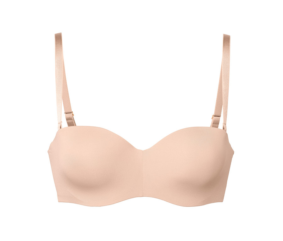 Beiger Multistyle-BH mit abnehmbaren Trägern.