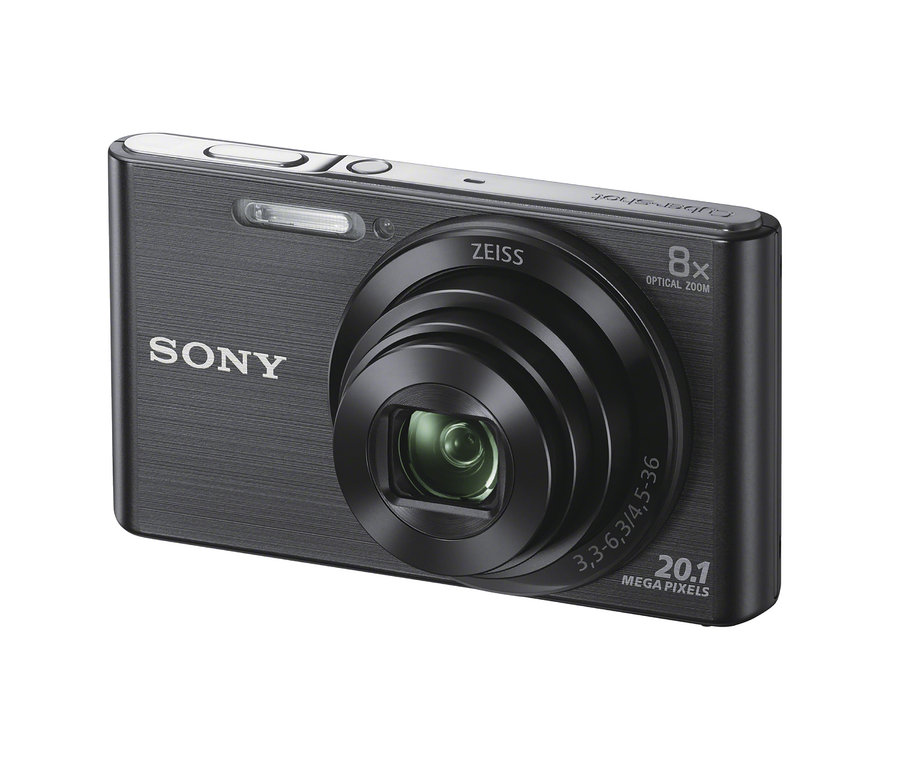 Detailaufnahme der SONY-Kompaktkamera DSC-W830.