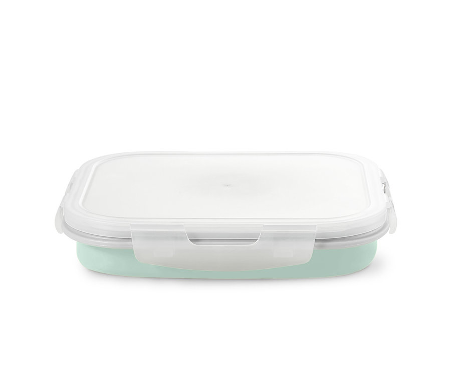 Eine faltbare Frischhaltedose.