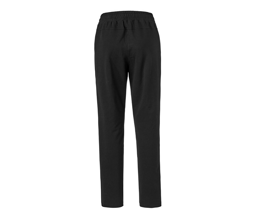 Schwarze Joggpants mit elastischem Bund.
