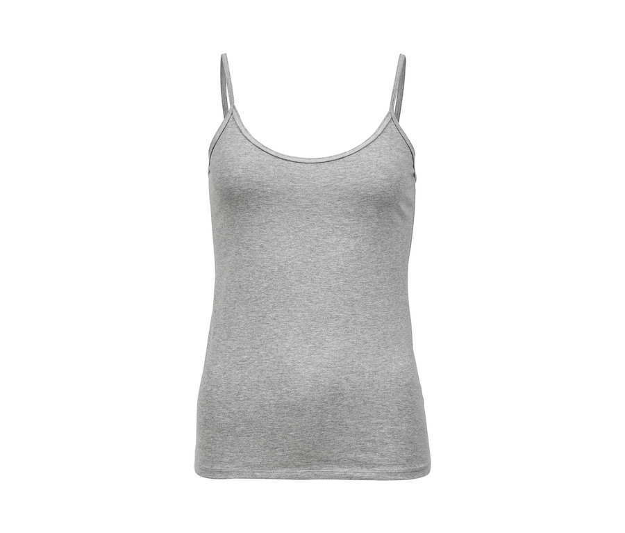 Graues 2 Hemdchen auf weißem Hintergrund.