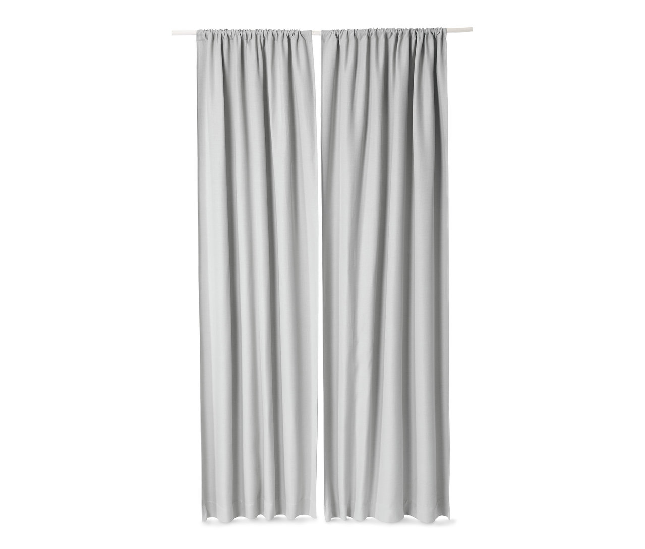 Zwei Verdunkelungsvorhangschals.