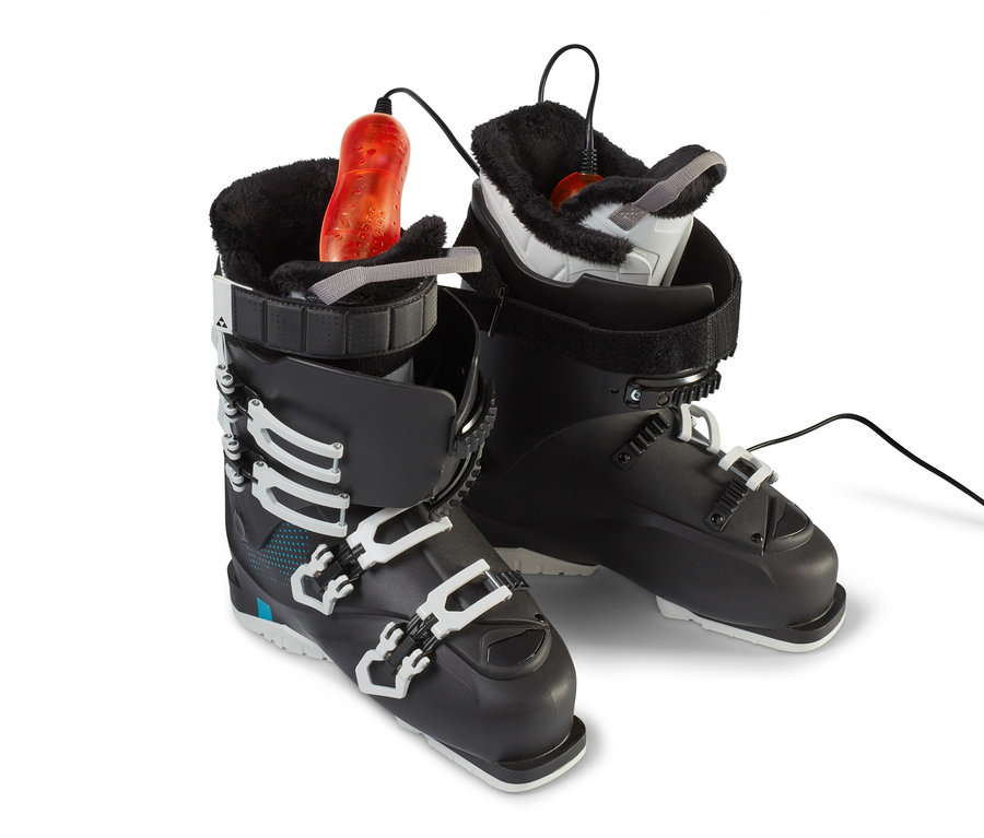 Schuhtrockner und -wärmer 2er-Set in Skischuhen.
