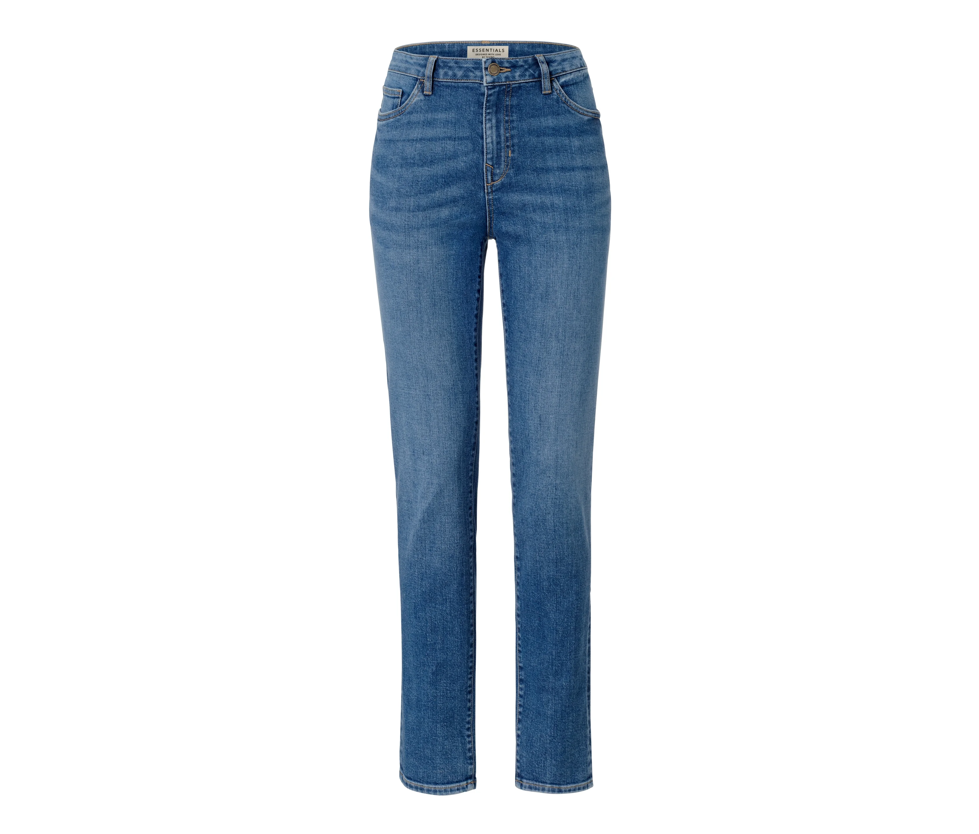 Baumwolle Damen günstig Kaufen-Tchibo - Slim-Denim »Fit Emma« - Damen - Gr. 40 - dunkelblau. Tchibo - Slim-Denim »Fit Emma« - Damen - Gr. 40 - dunkelblau <![CDATA[Slim-Denim »Fit Emma« Farbe: Midblue denim Material: 90% Baumwolle (aus ökologischem Anbau), 8% Elastom