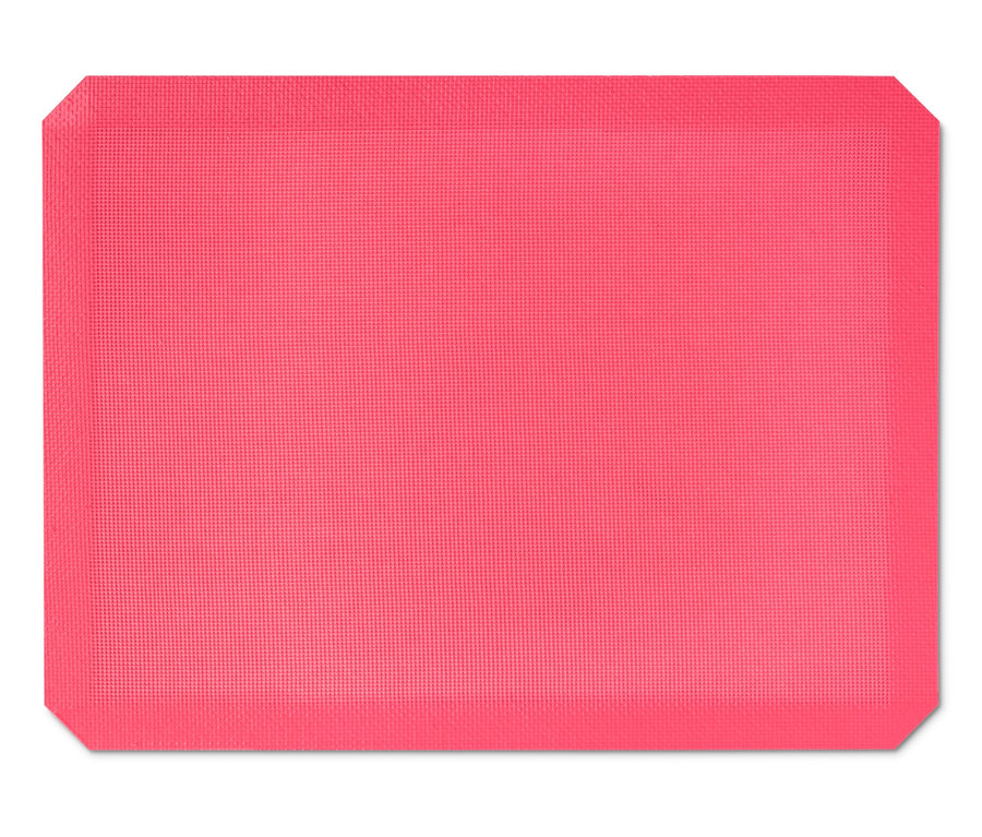 Eine pinke Profi-Dauerbackmatte.