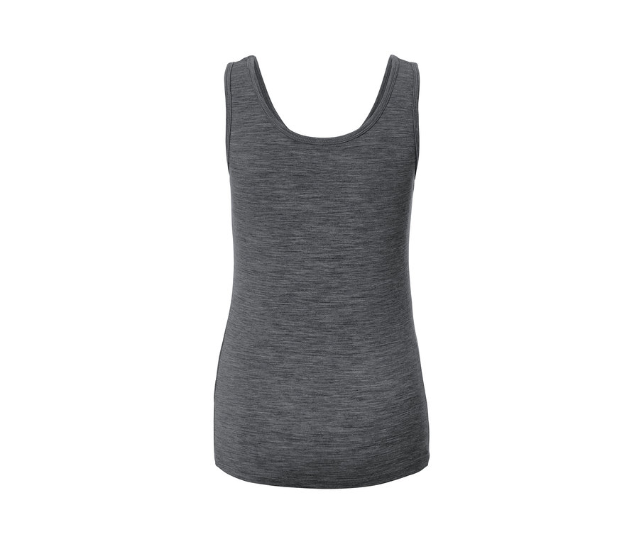 Graues Funktionsunterhemd mit Merinowolle.