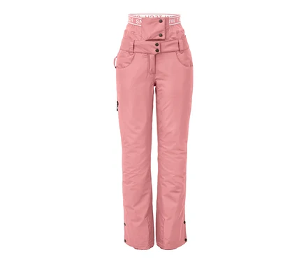 Rosa Ski- und Snowboardhose.