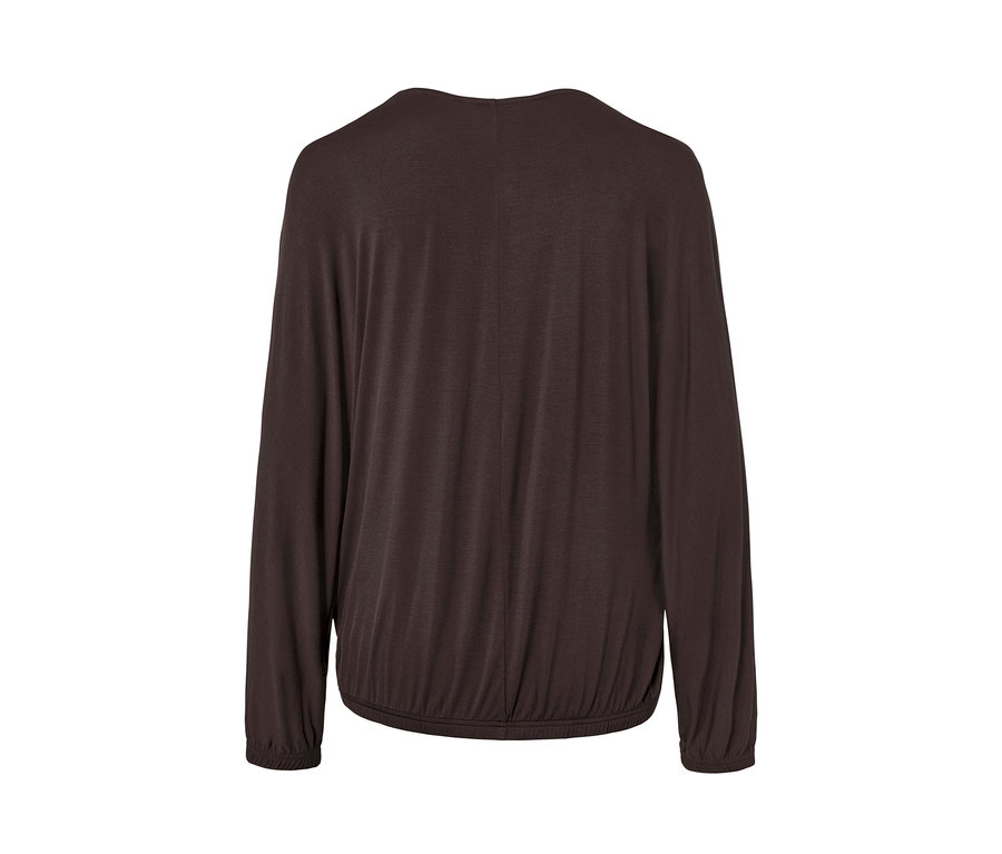 Braunes Fledermausshirt von hinten.