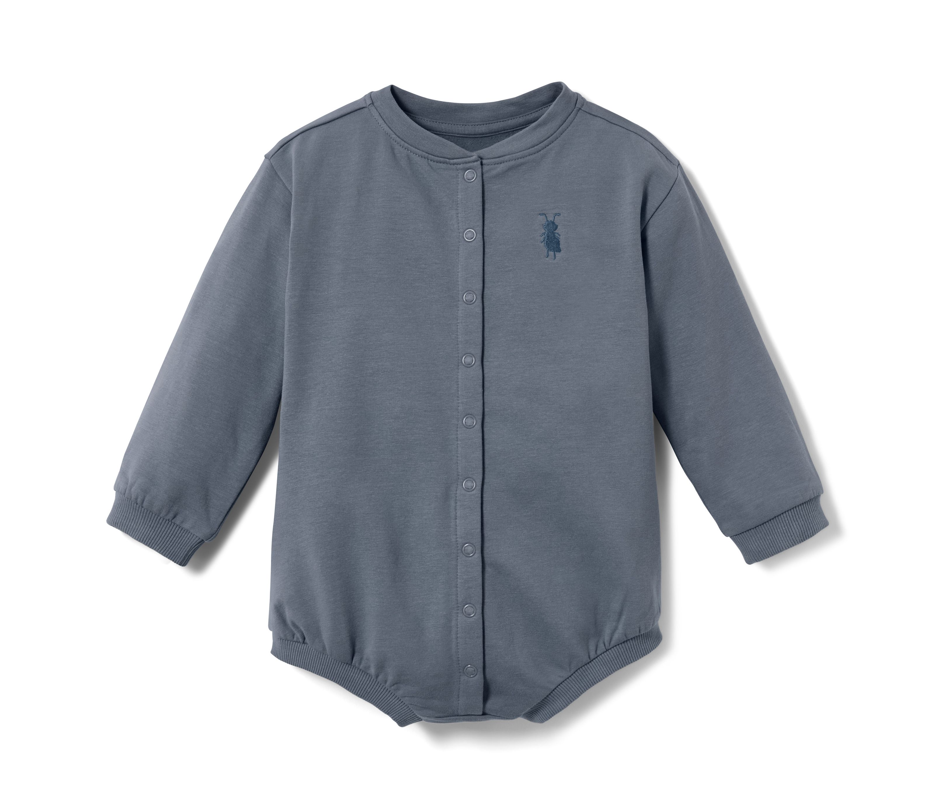 Tchibo - Baby-Sweat-Strampler - Baby - Gr. 62/68 - dunkelblau