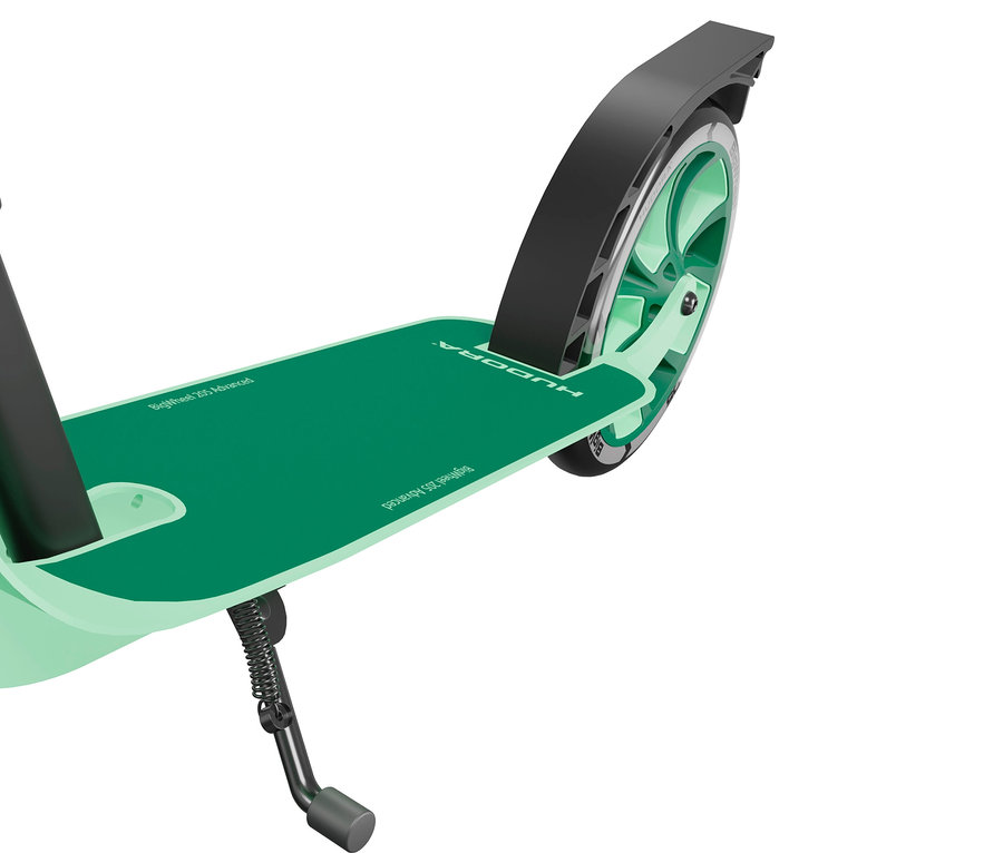 Detailansicht des grünen HUDORA Scooter »BigWheel® 205« advanced.