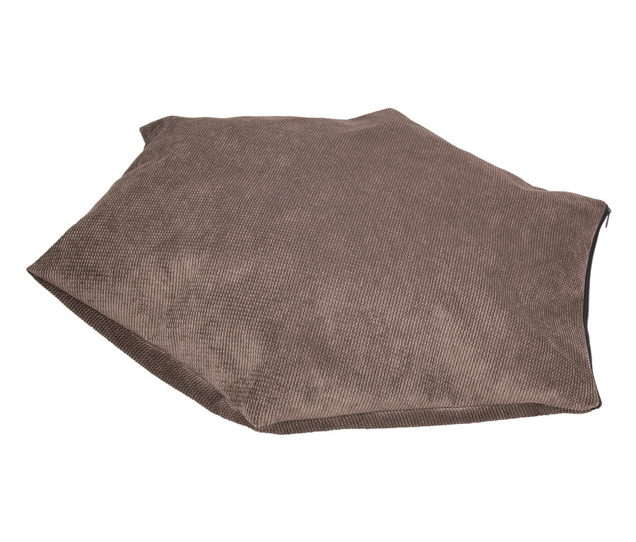 Ein braunes Tierbett »Krone«.