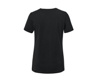 Schwarzes T-Shirt.