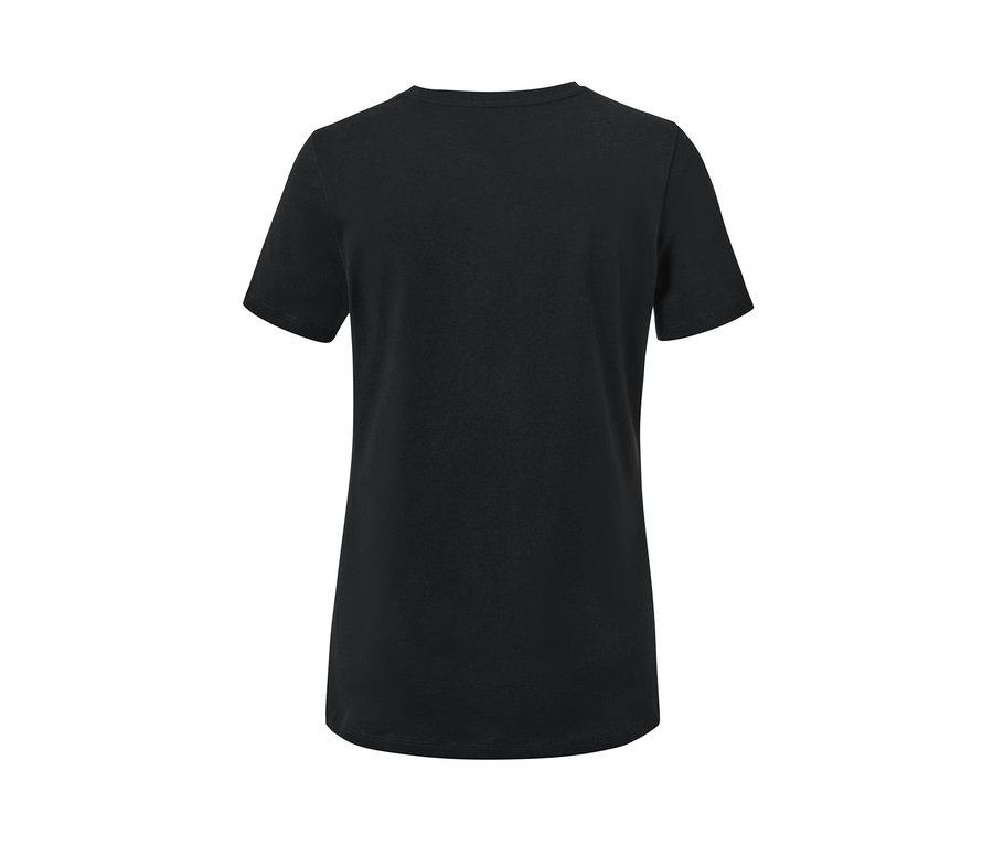 Schwarzes T-Shirt.