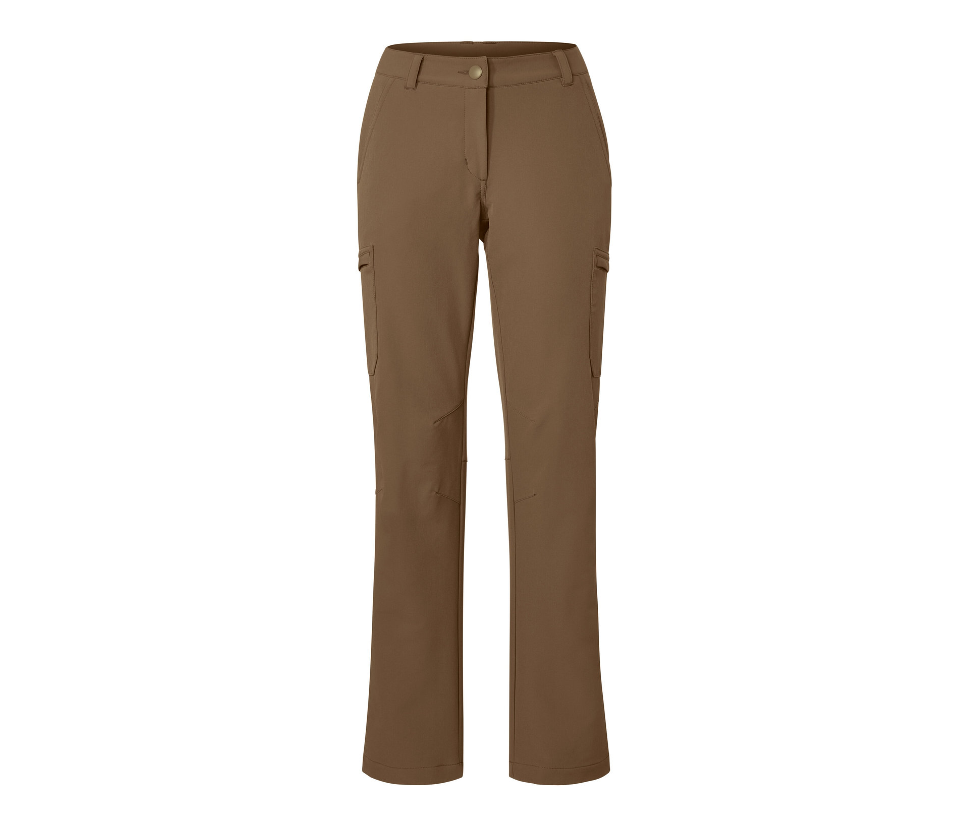 Cargo-Softshellhose - Damen - Gr. 48 - beige - beige