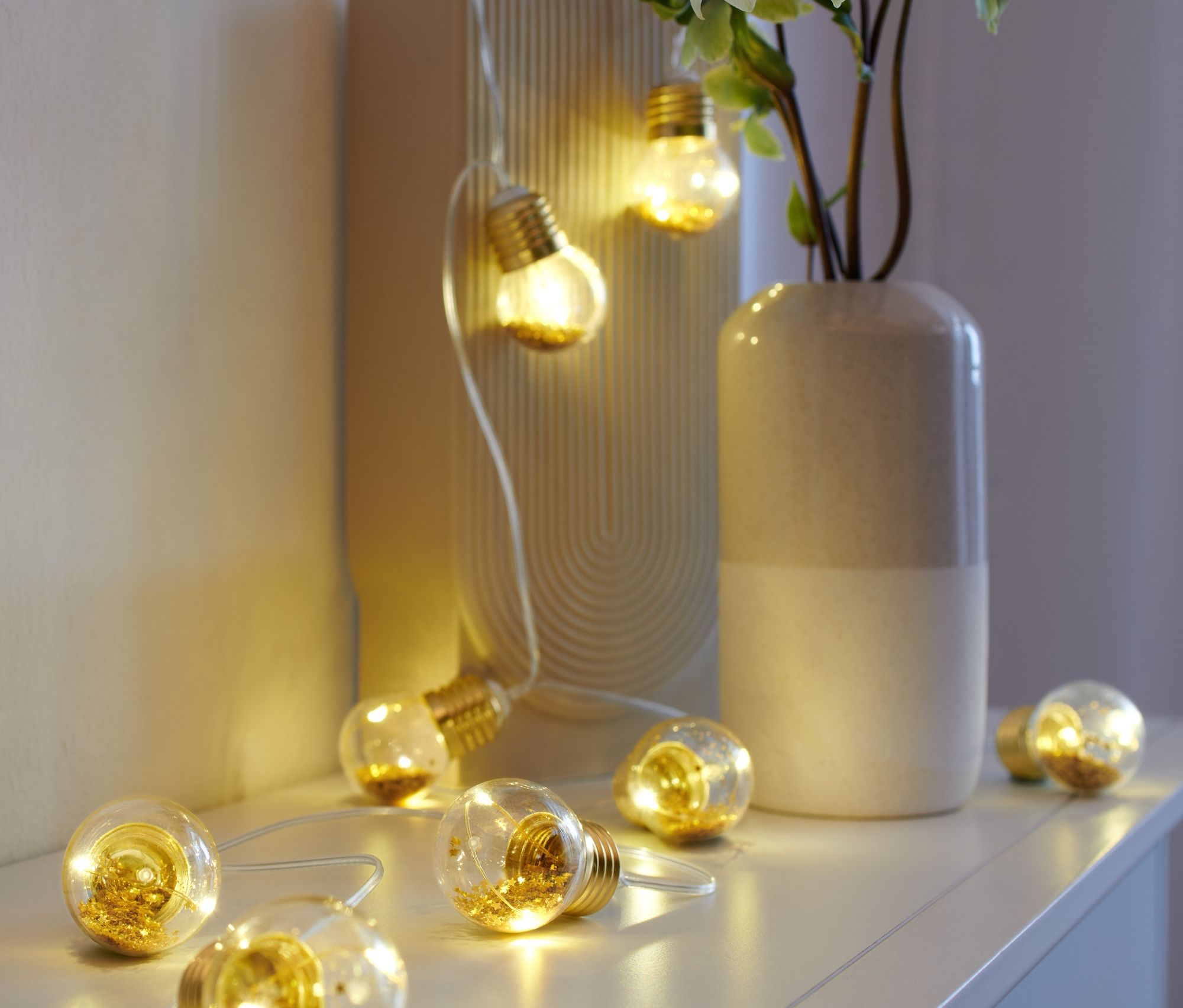 Thumbnail - Tchibo - LED-Glühbirnen-Lichterkette - gold