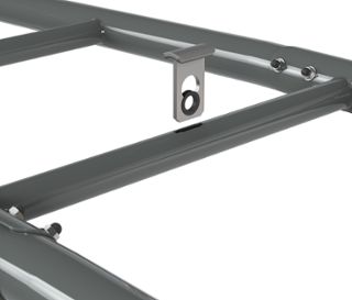 Detailansicht eines grauen EXIT Outdoor-Fitnessgeräts »MB230«.