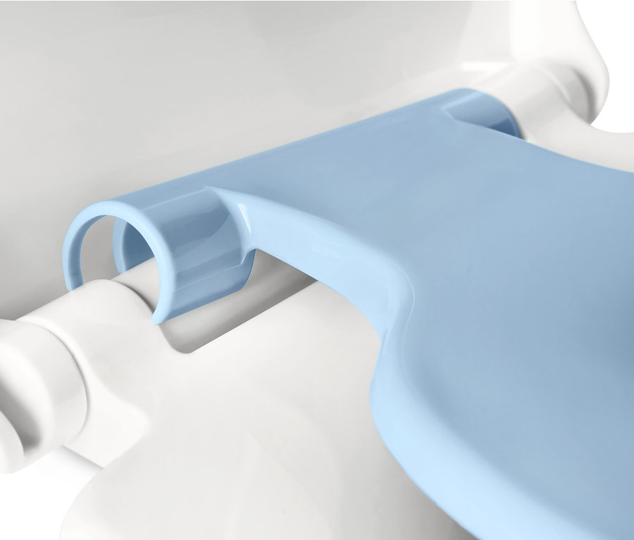 Detailansicht vom WC-Sitz »Family« mit Absenkautomatik.