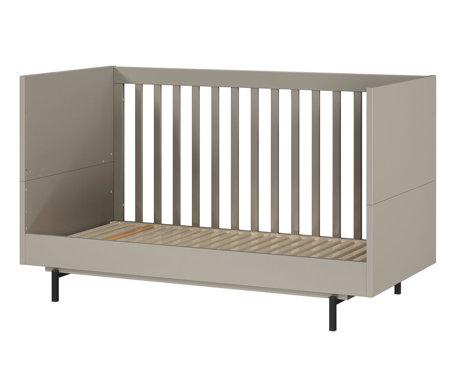 Graues Kinderbett »Tomino« mit Sicherheitset für Juniorbett.