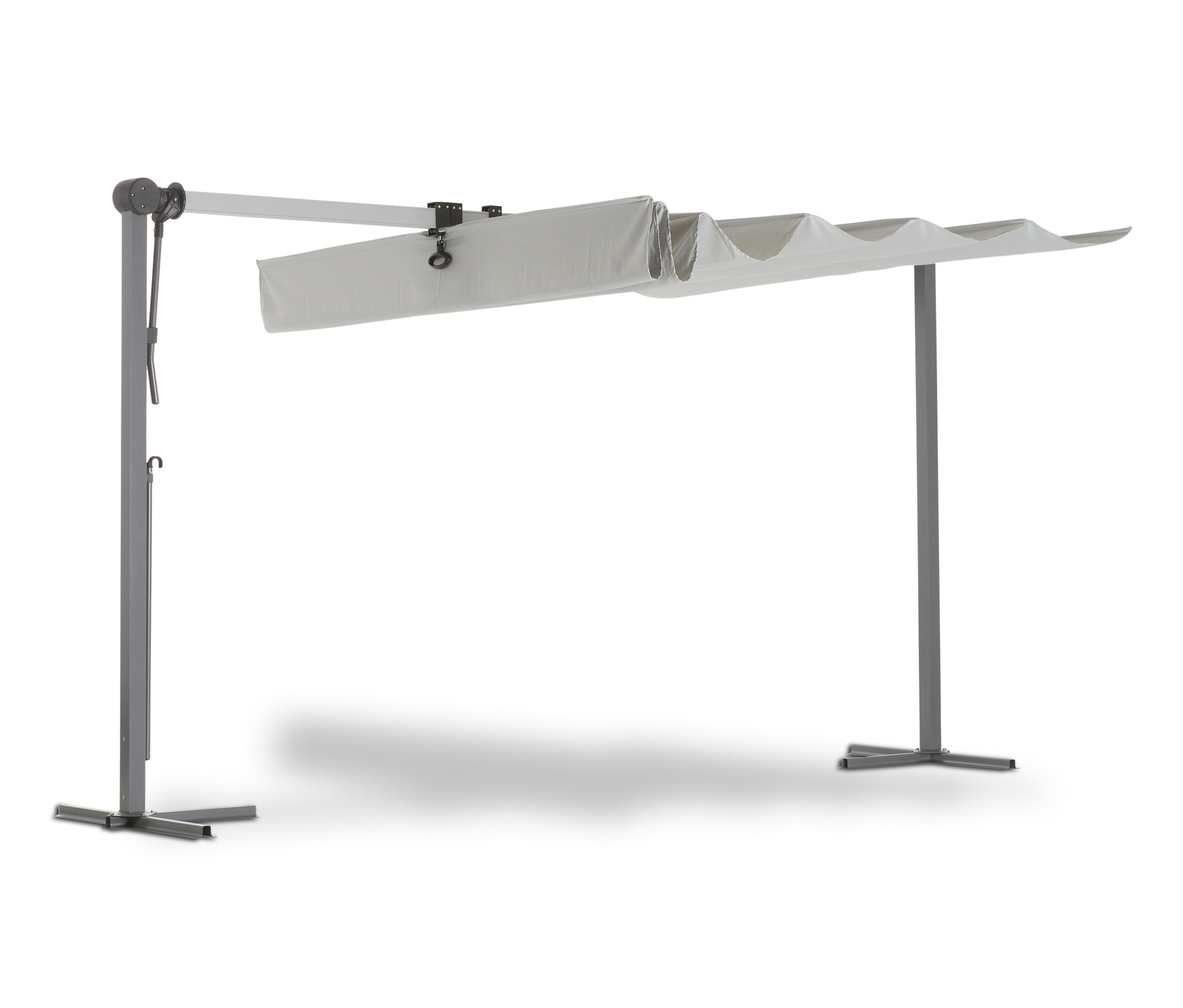 Thumbnail - Leco Sonnendach - 400x250x220cm - silber - Polyester / Aluminium / Stahl
