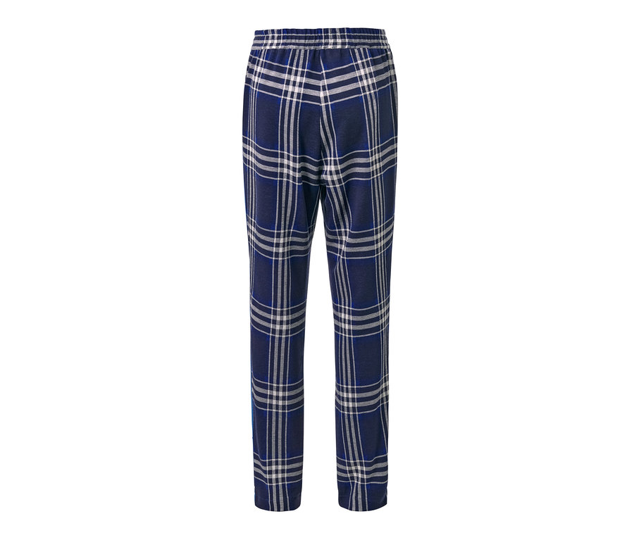 Karierte Joggpants.