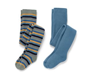 blau und mehrfarbig