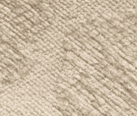 Detailansicht des sandfarbenen Woood Teppichs »Cato« (150 cm) mit Muster.