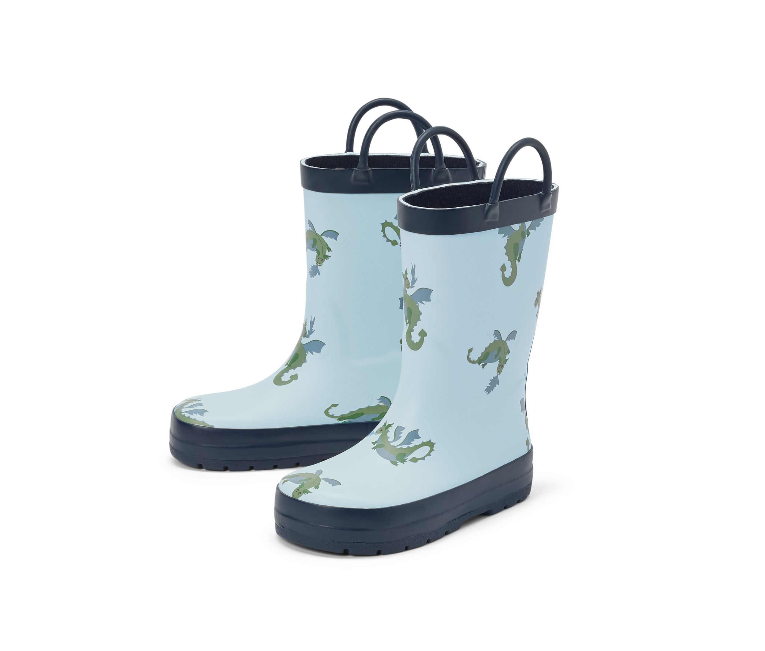 Tchibo - Kinder-Regenstiefel - Herren - Gr. 22-23 - hellblau/print