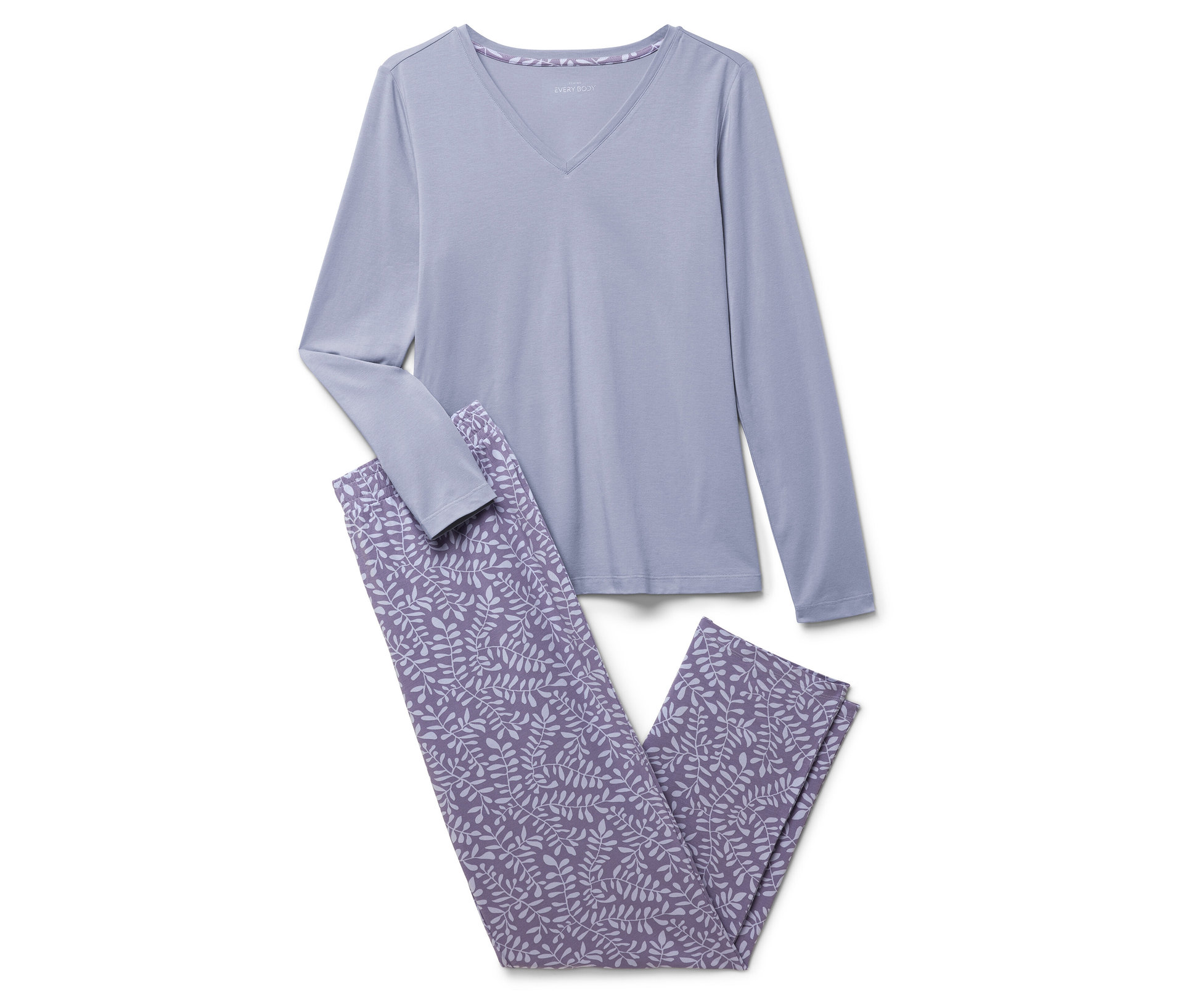 Pyjama - Damen - Gr. XL - lila - lila