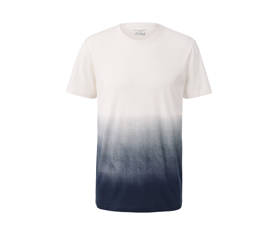Ein weißes Dip-Dye-T-Shirt.