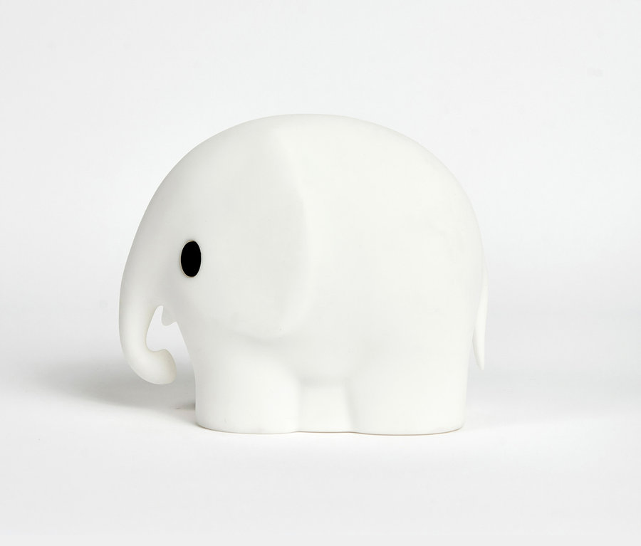 Weiße Mr. Maria Designleuchte, »Elephant«.