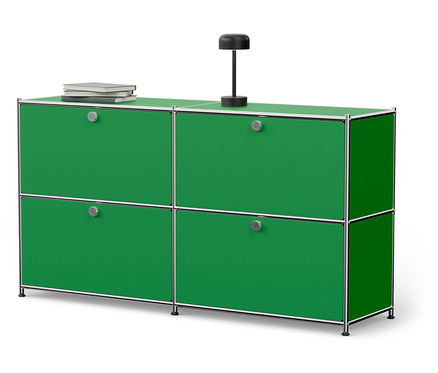 Sideboard Metall »CN3« mit 4 Klappenfächern, grün