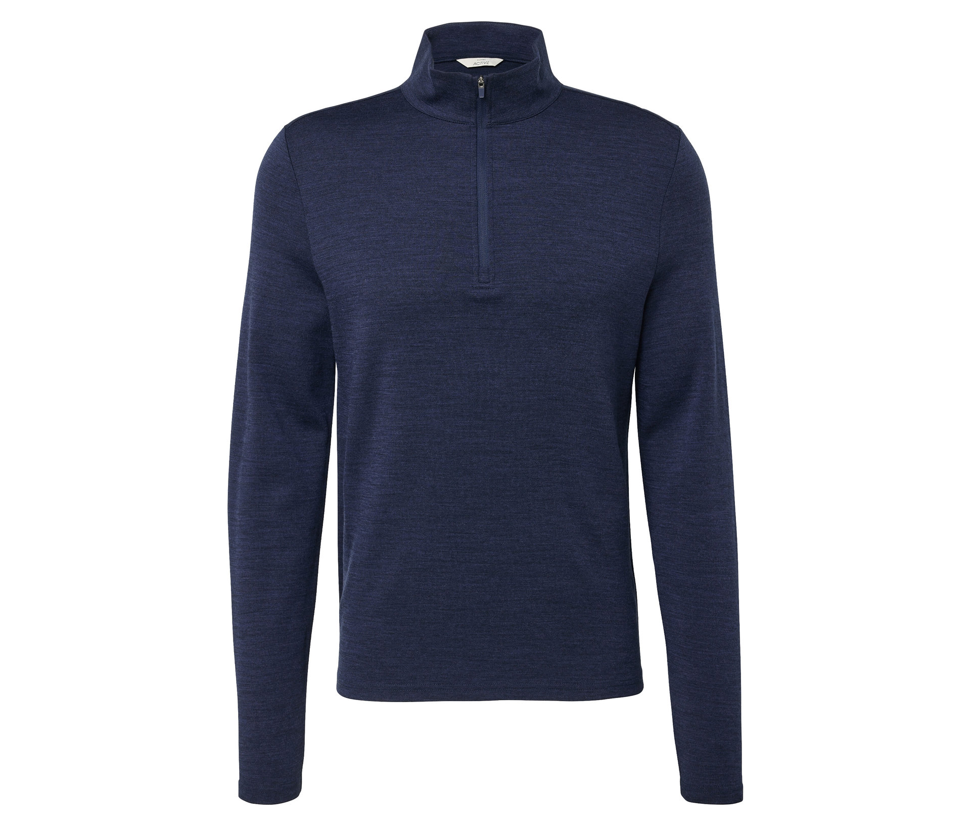 He.-Merino Funktionsshirt - Herren - Gr. M - dunkelblau - dunkelblau