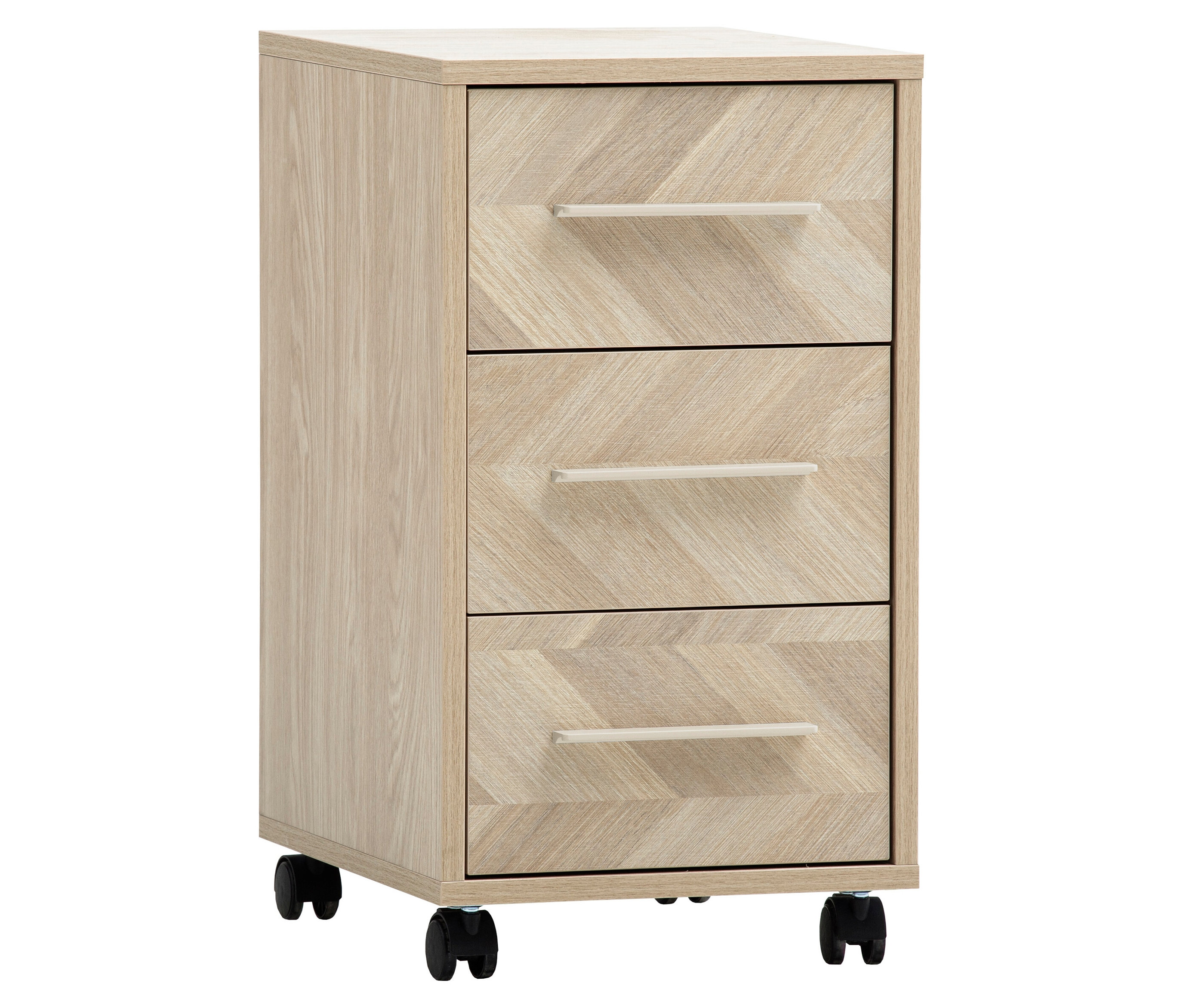 Tchibo - Rollcontainer »Arezzo« - 32,6x39,1x59,7cm - schwarz - - Holzwerkstoffe / Metall / Kunststoff