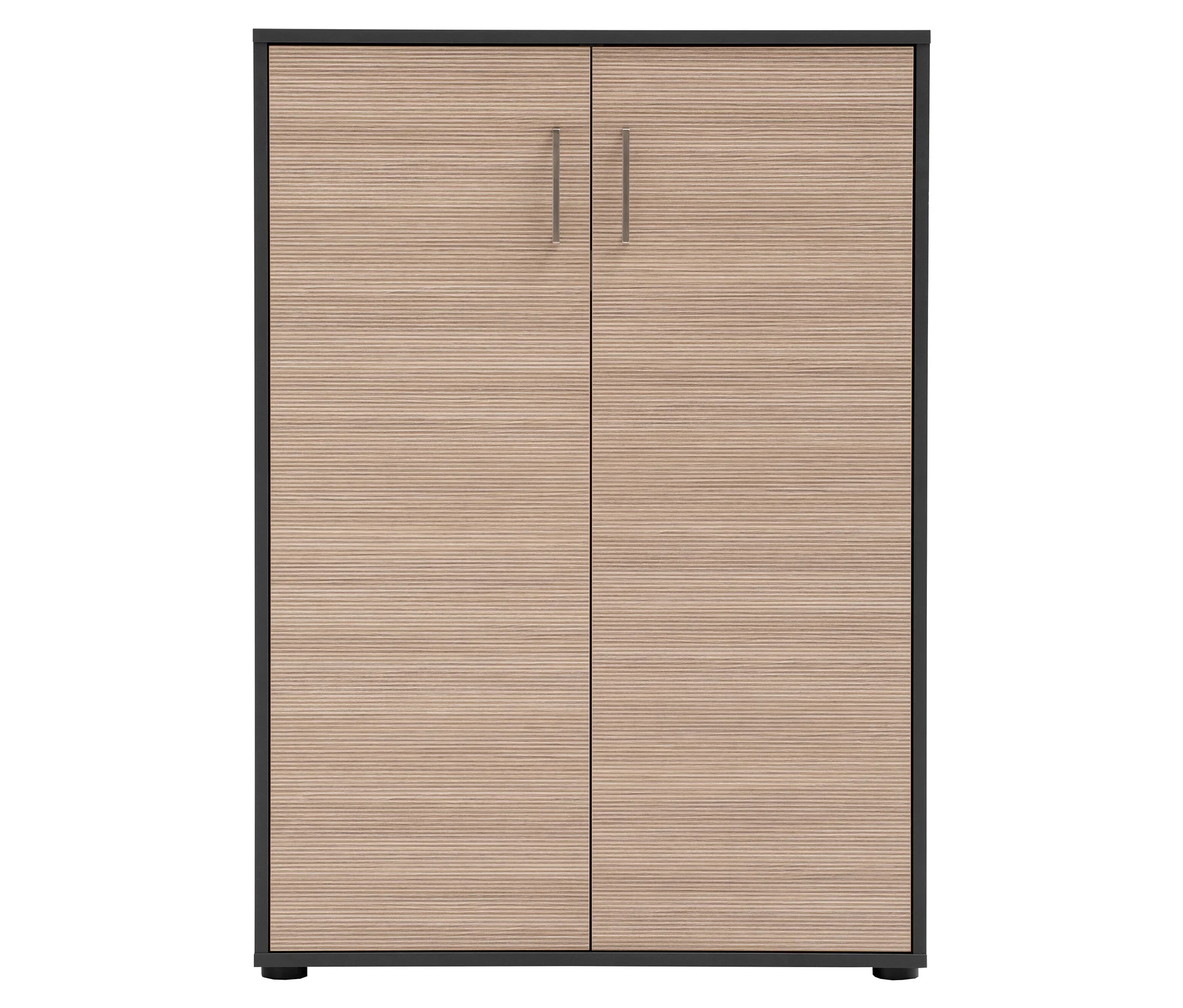 Tchibo - Aktenschrank »Metz« - 80,1x38,2x113,4cm - silber -
