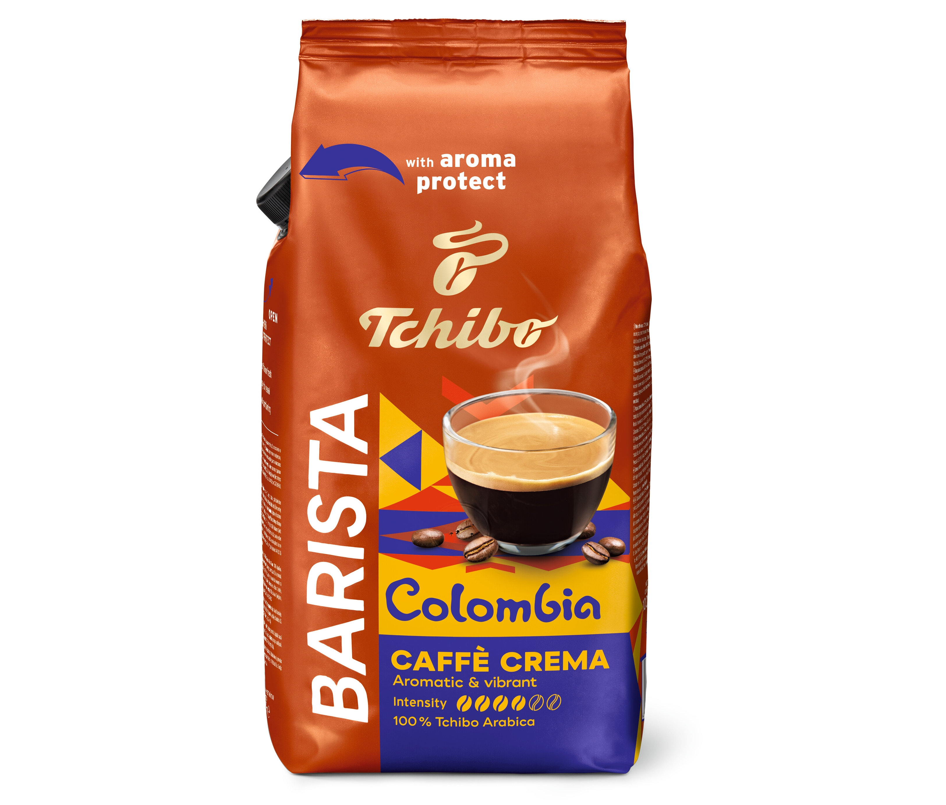 Tchibo - Barista Origins Colombia - 1 kg Ganze Bohne - Intensität: 4/6
