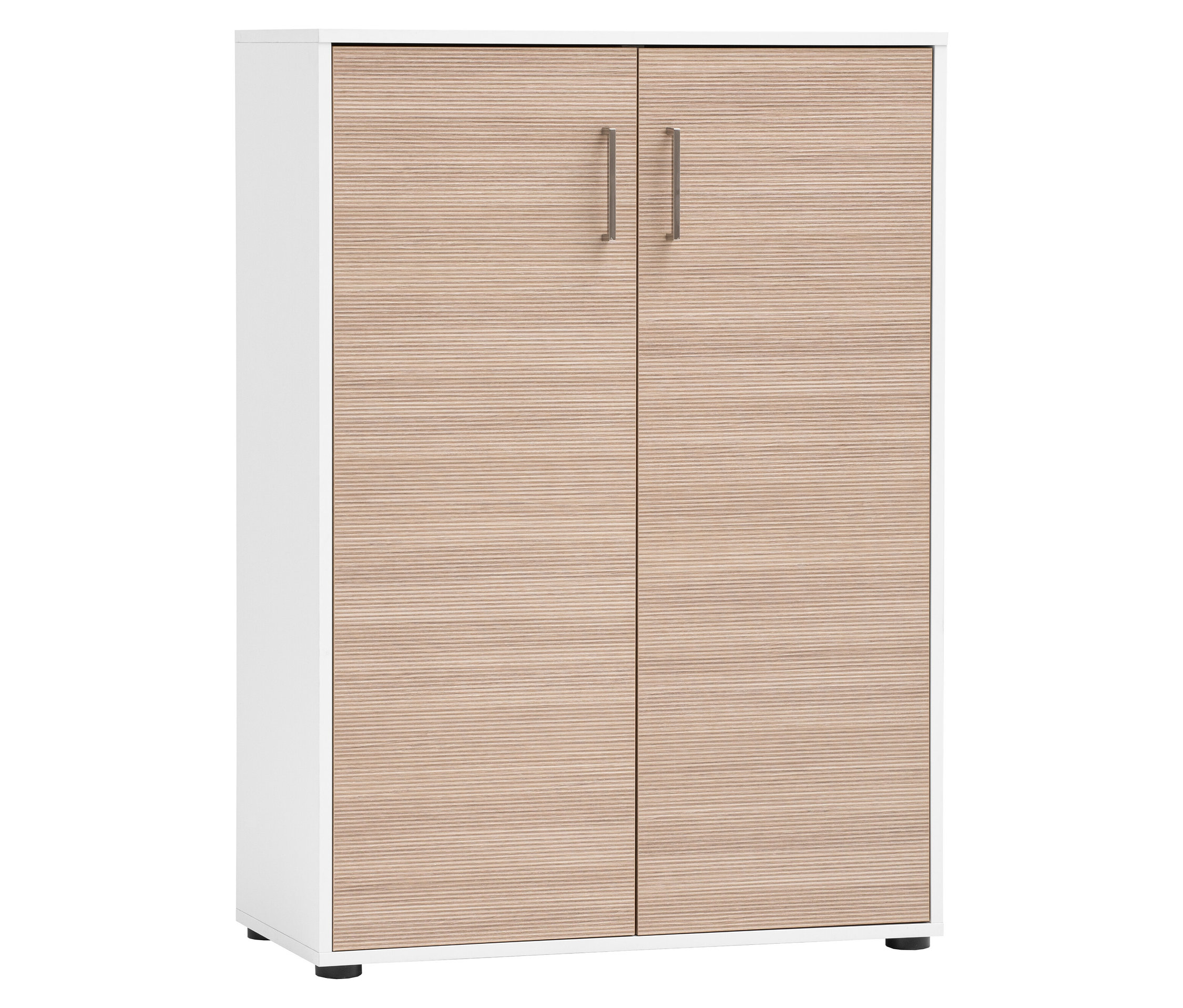 Tchibo - Aktenschrank »Metz« - 80,1x38,2x113,4cm - silber - - Holzwerkstoffe / Metall / Kunststoff