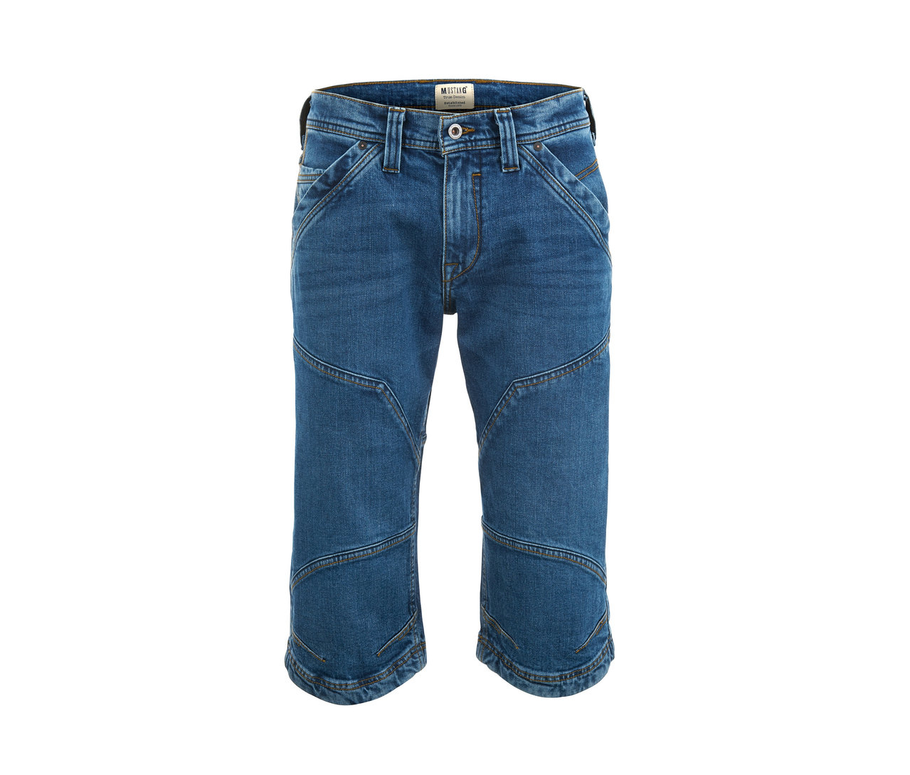 Blaue Jeans-Bermuda-Shorts »Mustang«.