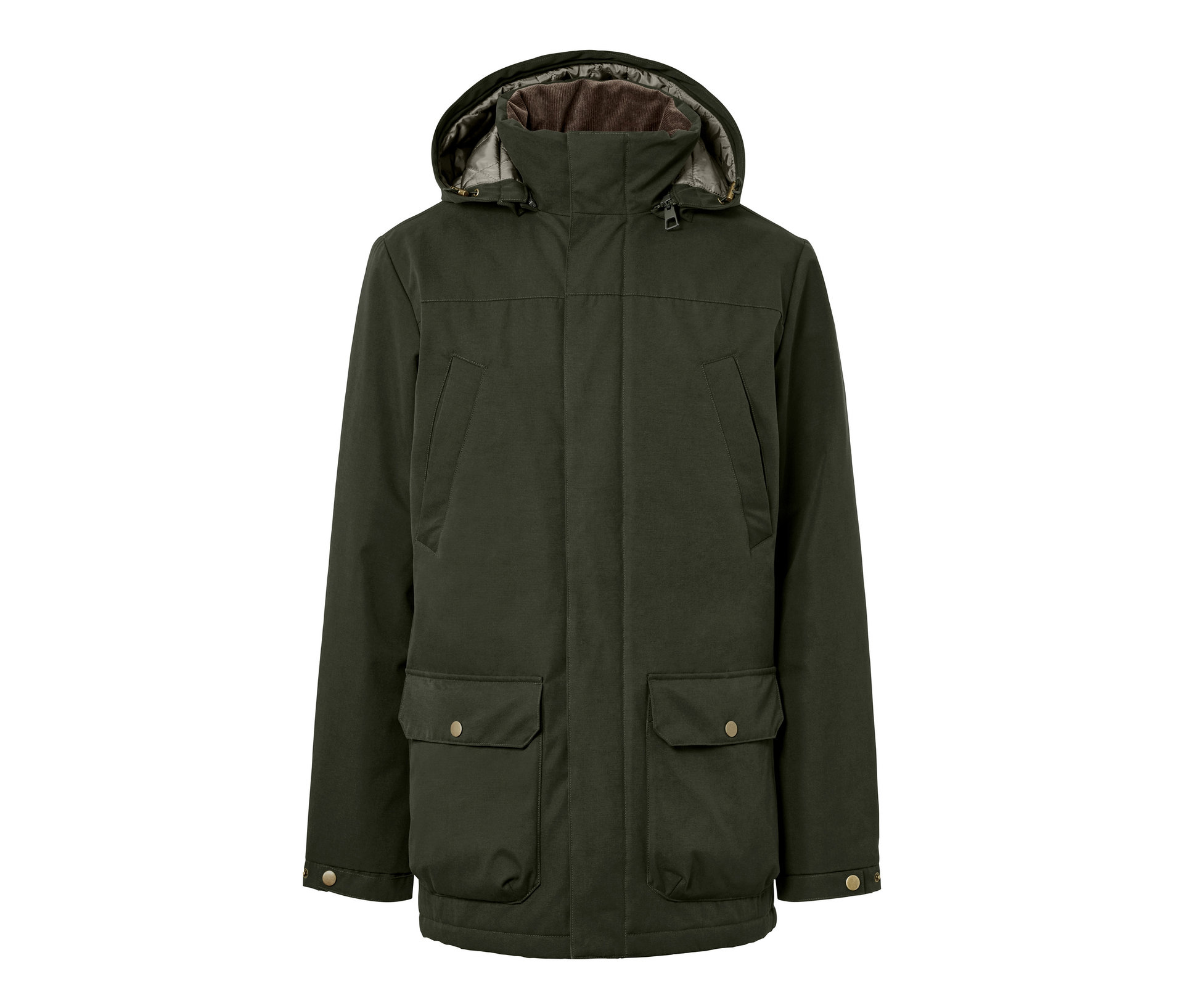 Jacke - Herren - Gr. S - khaki - khaki