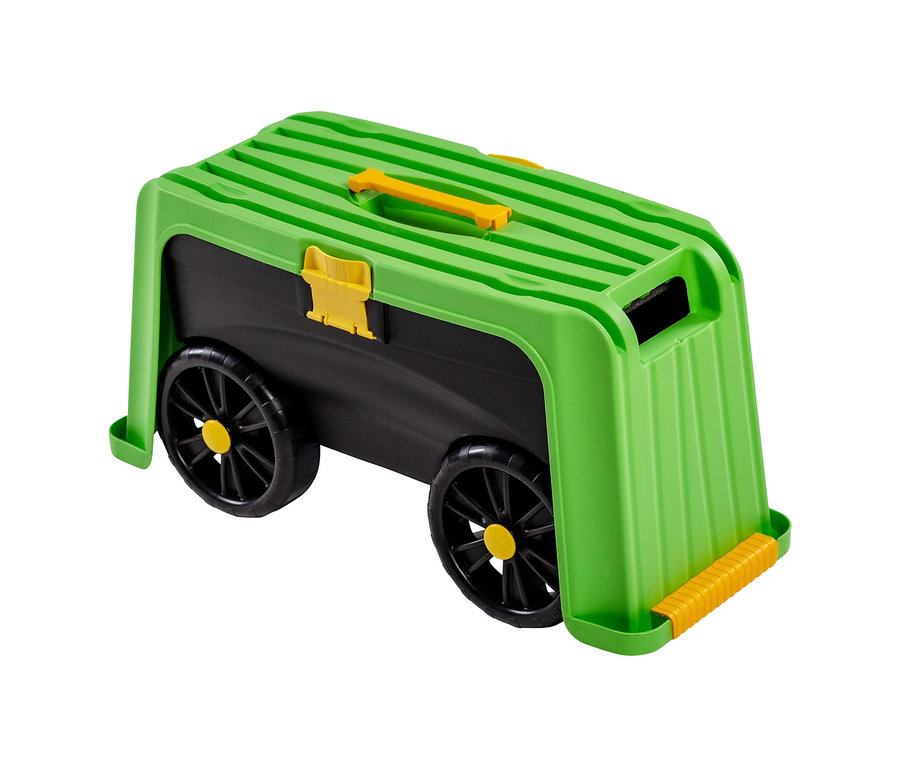 Grüner und schwarzer Rollsitz, 4-in-1.