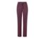Auberginefarbene Loungewear-Hose mit Kordelzug in der Taille.