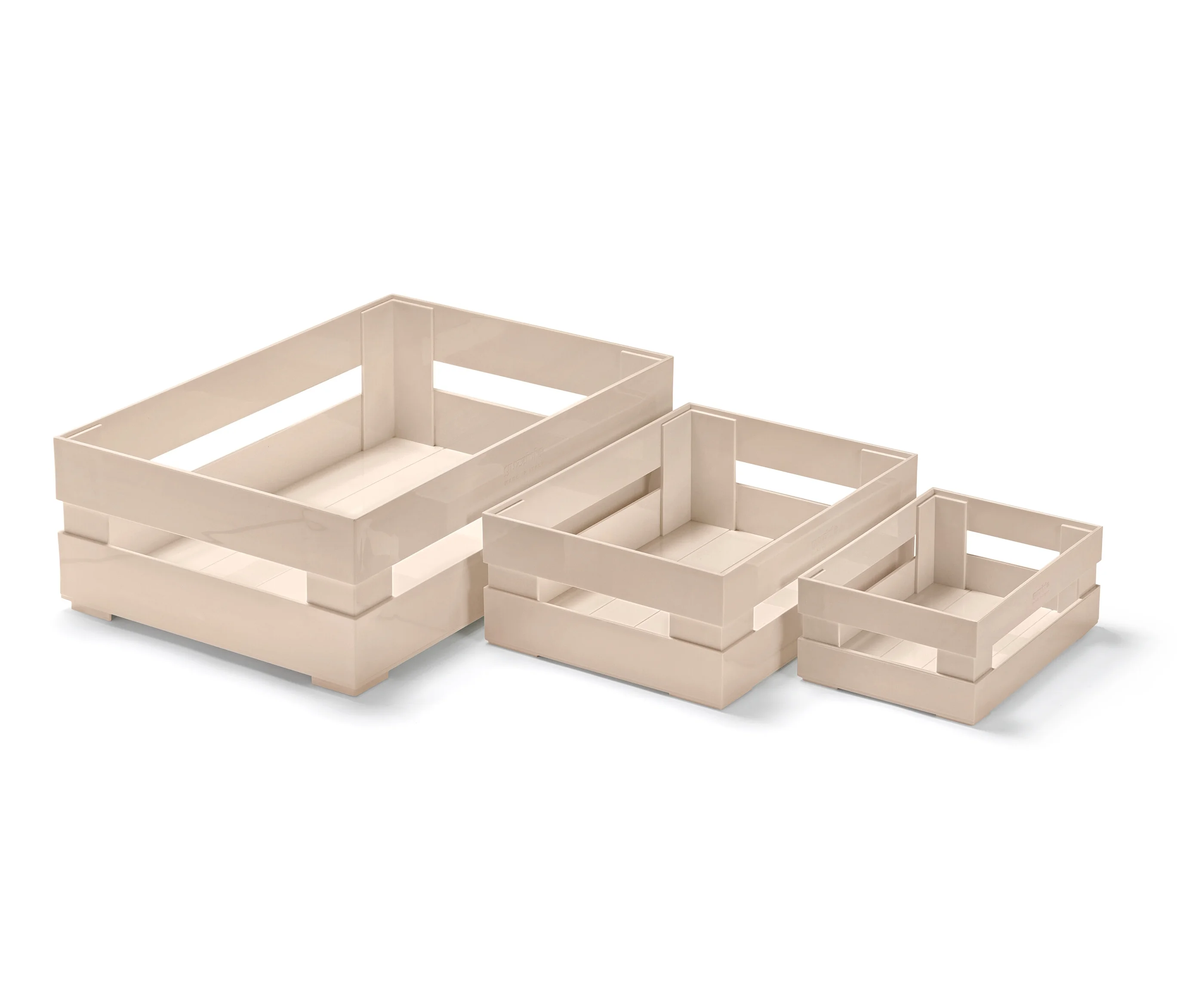 Tchibo - 3 Aufbewahrungsboxen - beige