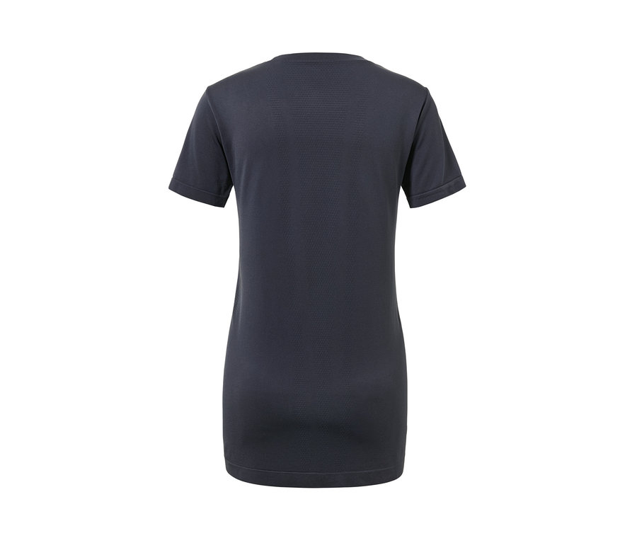Detailansicht der Rückseite eines Seamless-Funktionsshirts.